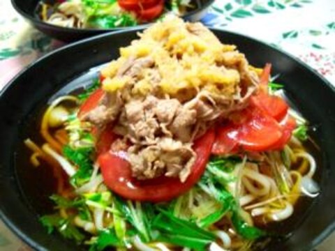 おろし牛シャブうどん